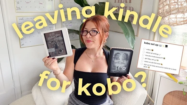 *semi chaotic* kobo libra colour unboxing, set up, + first impressions 📦✨📖