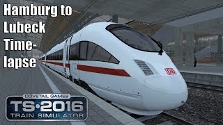 Train Simulator 2016: ICE TD Hamburg to Lübeck Timelapse