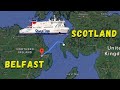 Belfast to scotland  ferry route  superfast tour  sail with stena line