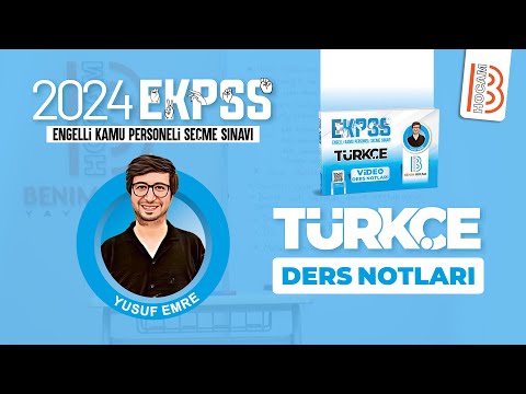 24)E-KPSS - Türkçe - Yazım Kuralları - Yusuf Emre Aslan - 2024