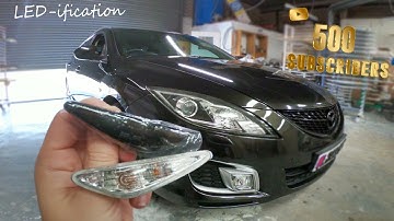 500 Subscriber upgrade ( Smoked LED turn signals) on 2010 Mazda 6 (GH)