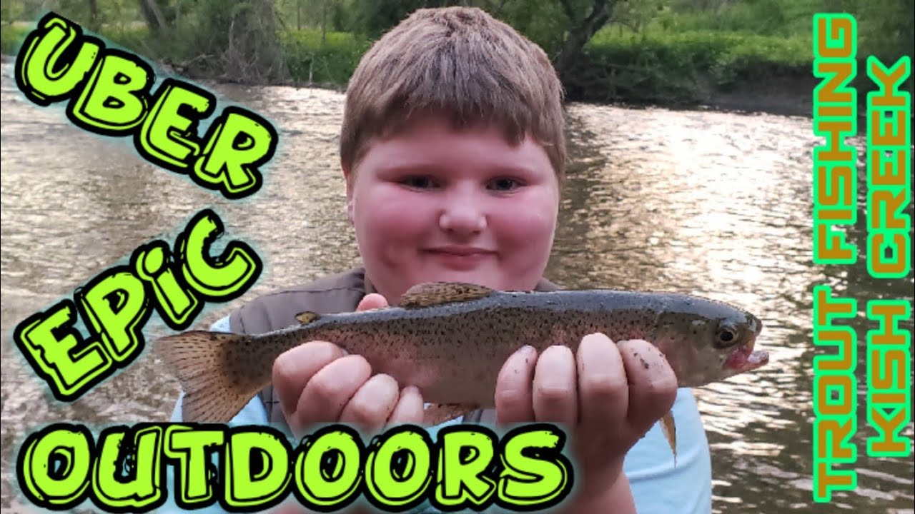 Trout Fishing The Upper Section Of Kish Creek In Central Pennsylvania