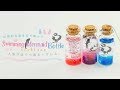 DIY Swimming Mermaid Bottle Necklace 幻想的な海を切り取って...人魚が泳ぐ小瓶ネックレス♡