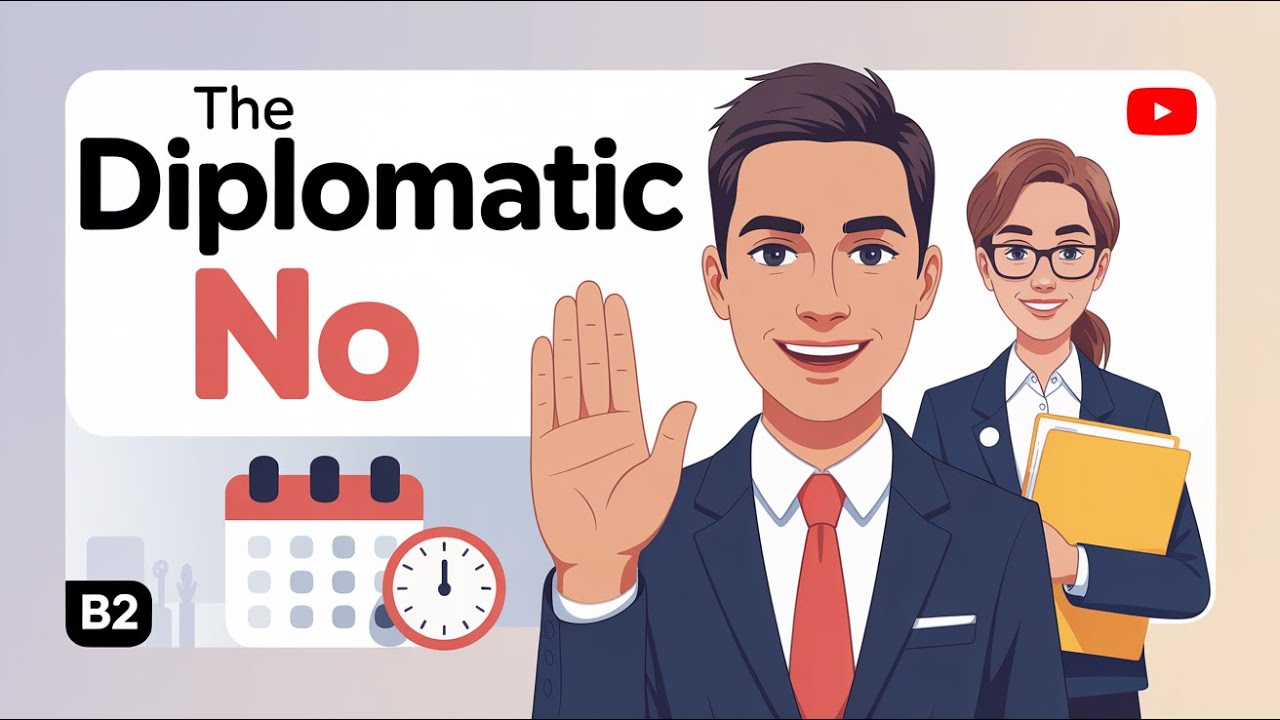 The Diplomatic No: Set Boundaries at Work | English Listening Practice B2