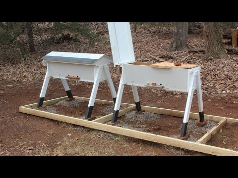How to make a bar top beehive part 2, free plans on my site