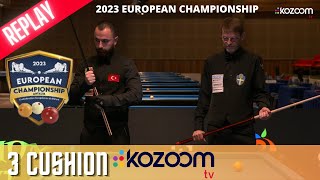 3Cushion European Championship 2023  Berkay KARAKURT (TUR) vs Torbjörn BLOMDAHL (SWE)