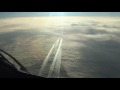 Boeing 787 at cruising altitude over the Atlantic. Flight deck view! Boeing 787 at cruising altitude over the Atlantic. Flight deck view!