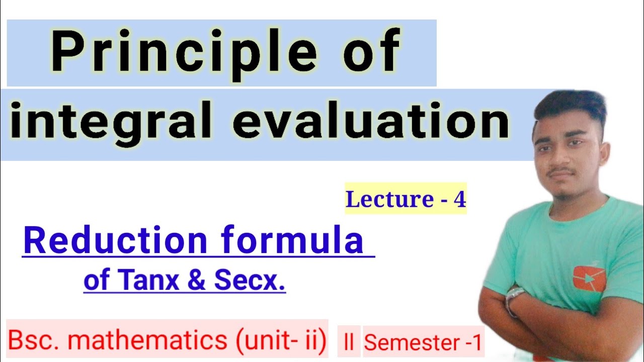 Reduction formula ll principle of integral evaluation in odia ll Bsc ...