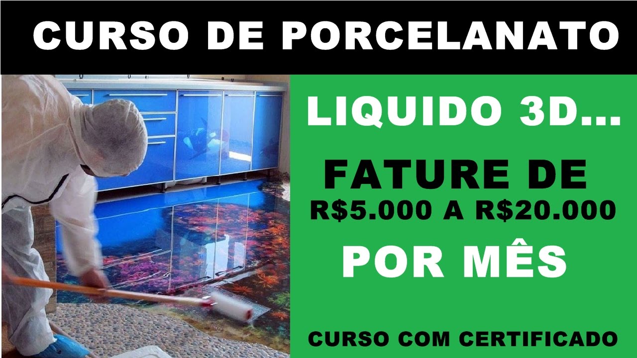 CURSO DE PORCELANATO LIQUIDO 3D