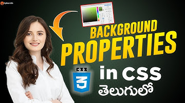 Background Properties in CSS | Css bg properties in Telugu