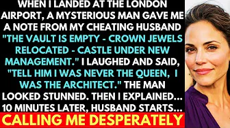 When I Arrived In London, A Mysterious Man Gave Me An Enigmatic Note From My Cheating Husband.