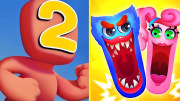 Merge grabber vs Hopping heads Walkthrough Android iOS Gameplay KAW4C3M