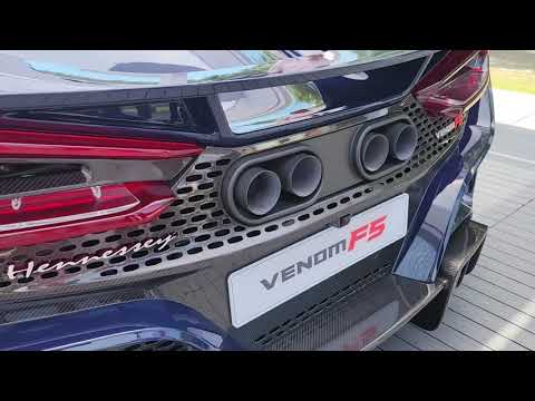 Hennessey venom F5 walk around & start up!!!!!