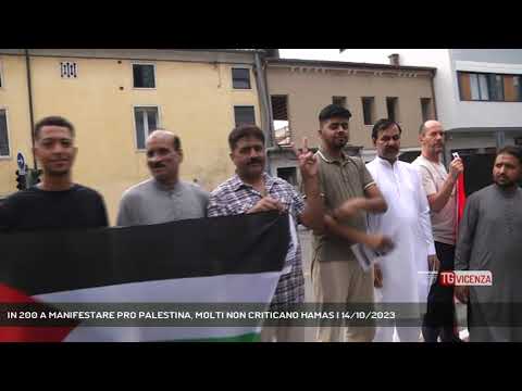 IN 200 A MANIFESTARE PRO PALESTINA, MOLTI NON CRITICANO HAMAS | 14/10/2023