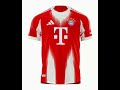 Camiseta Adidas De Bayern Munich 2025/2026 De Local Color Rojo Y Blanco