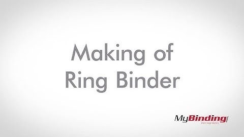 Fastbind Case Express 3030 | Making a Ring Binder