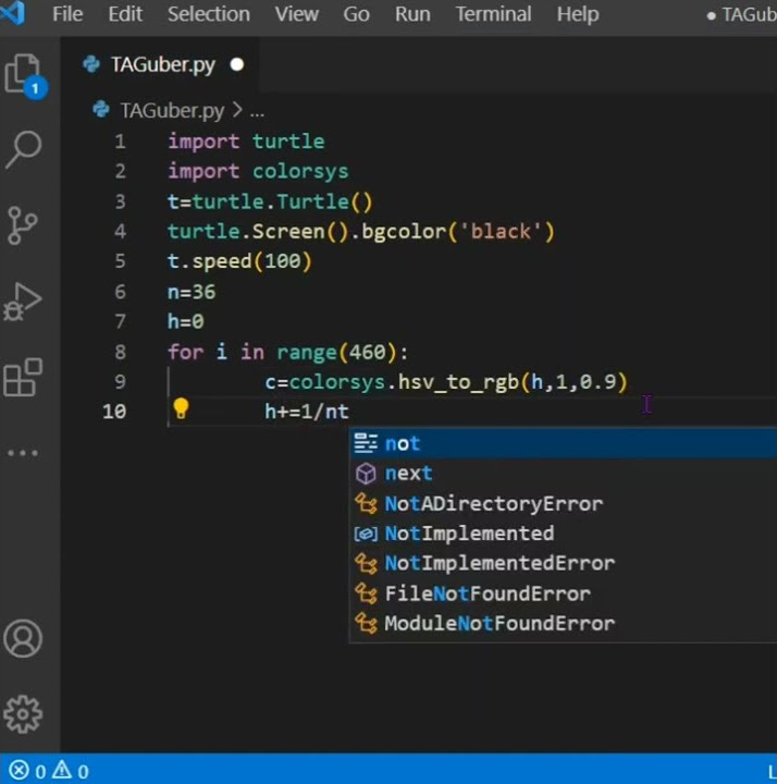 Amazing design using Colorsys, turtle in python #shorts #python - YouTube