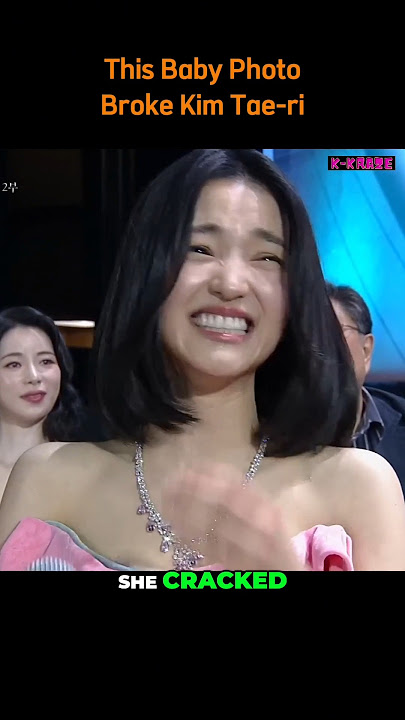 Kim Tae-ri's Reaction to Childhood Photo Shown at Baeksang Awards 2025 😳😂