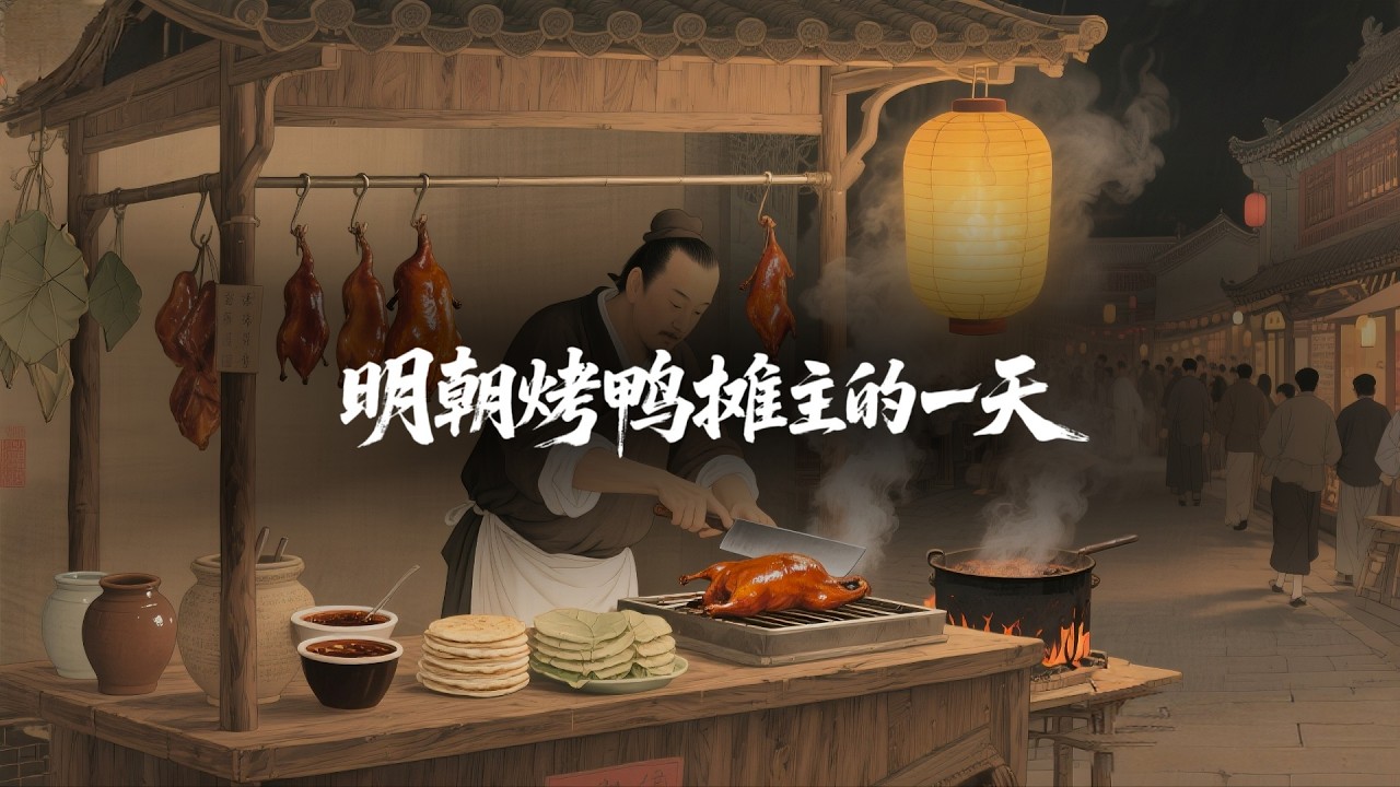你是明代京城的烤鸭师傅，你将烤出外皮酥脆，鲜嫩流油的烤鸭，而它的香气，将飘满整个前门大街 ｜助眠历史故事