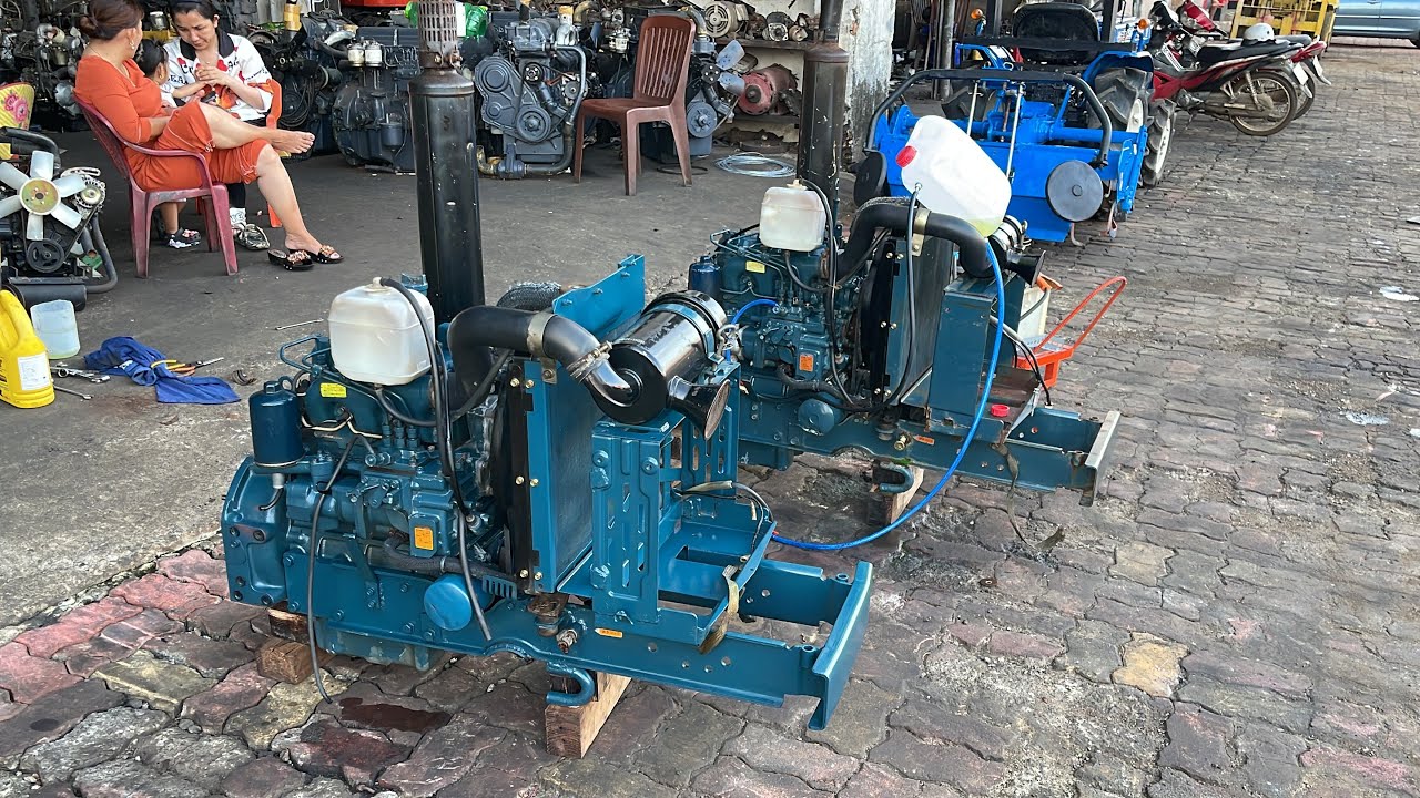Động Cơ Máy Cày Kubota 1115cc 1299cc Nguyên Comle | Nông Cơ Nguyễn văn châu