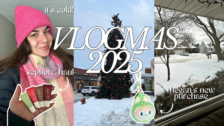 VLOGMAS DAY 2: christmas shopping, campus tour, & OG YouTube hauls with Megan