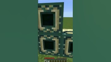 I CREATED A NEW TYPE OF END PORTAL 😱 #minecraft #trending #memes #ytshorts #shorts