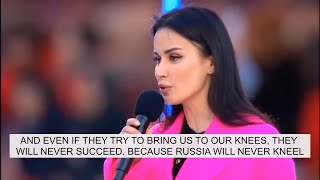 TV presenter Tina Kandelaki has joined the ranks of Russian propagandists