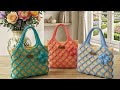 ​"أشيك شنطة كروشيه لعام 2026! طريقة عمل حقيبة 'الشبكة الملكية' خطوة بخطوة." جزء1 Crochet Bag