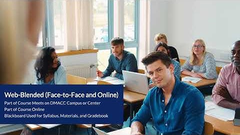 DMACC Web Blended Course Delivery -  Face-to-Face and Online Course Delivery