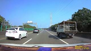 20191130 台南 86快速道路貨車(3N-2090)木板飛出