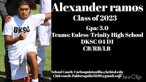 Alexander Ramos DKSC  22-23 Season Highlights