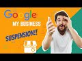 Suspended Due to Quality Issues on Google My Business