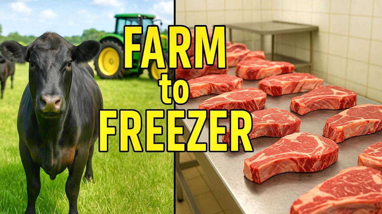 С ФЕРМЫ в МОРОЗИЛЬНИК | ЭКСКУРСИЯ ПО МЯСНОЙ ЛАВКЕ! Вы не поверите, как это выглядит!