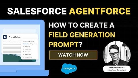 Een sjabloon voor veldgeneratieprompts maken in Salesforce AgentForce