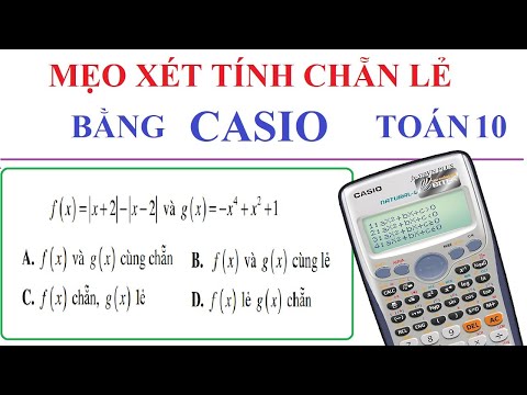 Video: Cách Kiểm Tra Một Hàm Cho Tính Chẵn Lẻ