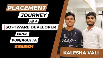 Student placement journey as a Software developer by JSpiders | Hyderabad Punjagutta