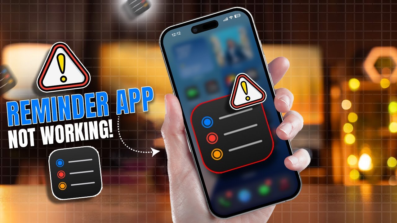 How to Fix Reminder App Not Working on iPhone | Resolve iPhone ...