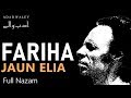 Jaun elia best nazam fariha   two lines poetry  must watch