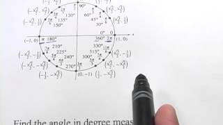 Converting From Radians to Degrees