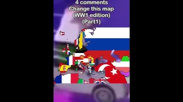 4 comments change this map (ww1 edition) (part1) #shorts #europe