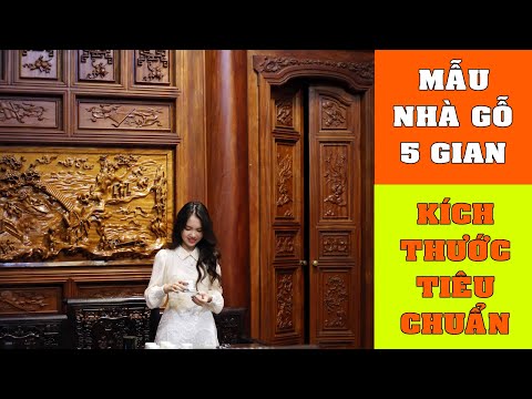 Video ✅Mẫu nhà gỗ đẹp ► Kích thước nhà gỗ 5 gian tiêu chuẩn... - youtube