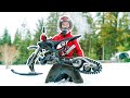 We Built The Worlds Smallest Snow Bike!