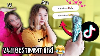 TIK TOK BESTIMMT 24H UNSER LEBEN (zuhause natürlich) 😰😂