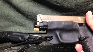 Leatherneck Tactical SNAFU. Kydex trigger guard cover.