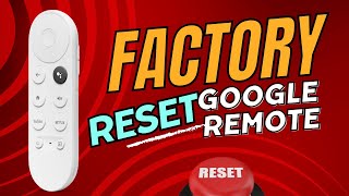 How to Factory Reset Remote Control For Google ChromeCast With Google TV screenshot 4