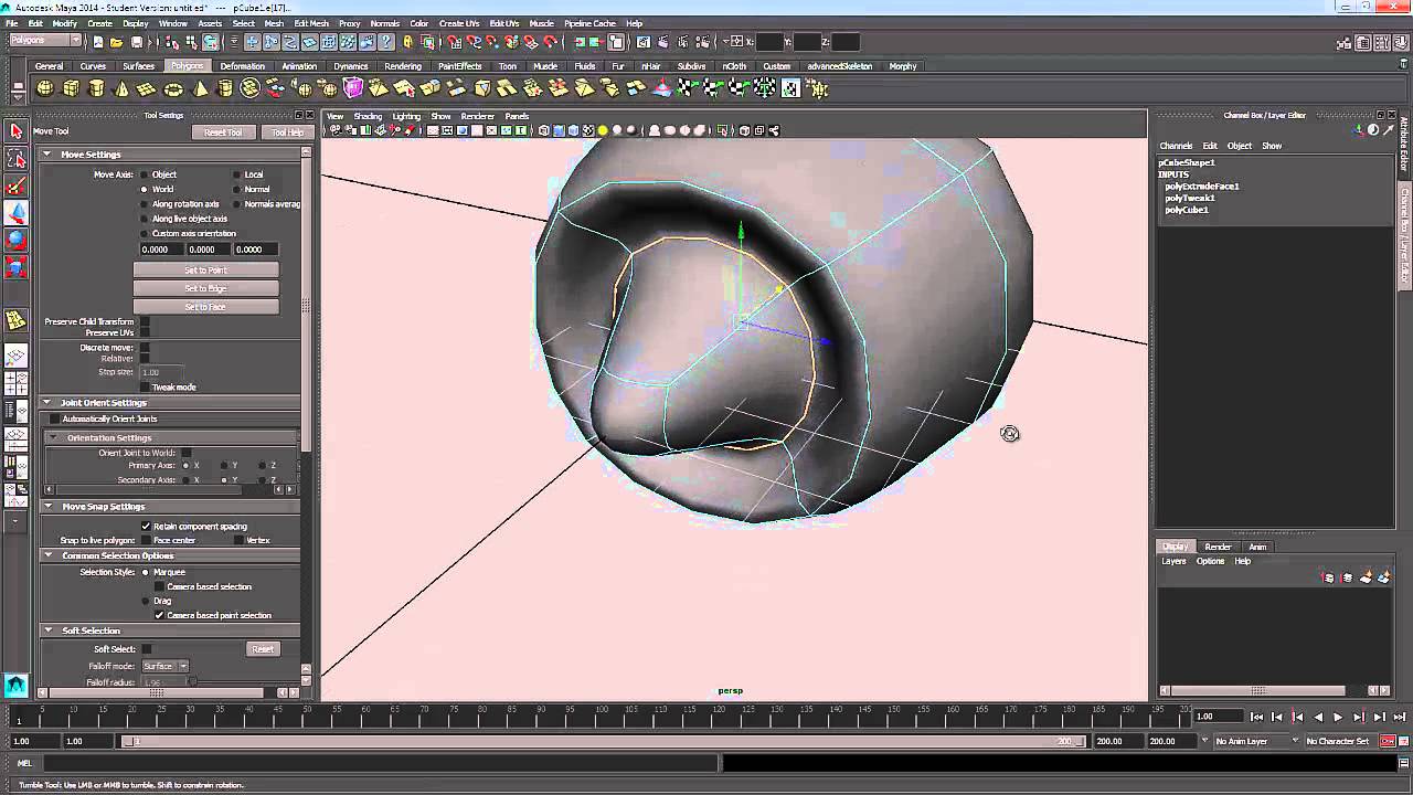 Maya Help, Smooth mesh preview overview