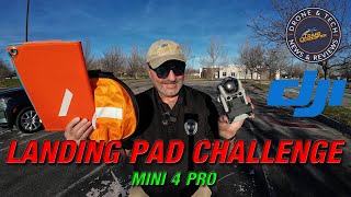 DJI Mini 4 Pro Landing Pad Challenge - Round vs Square Test