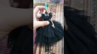 WEDNESDAY ADAMS DRESS DOLL IN PROCESS