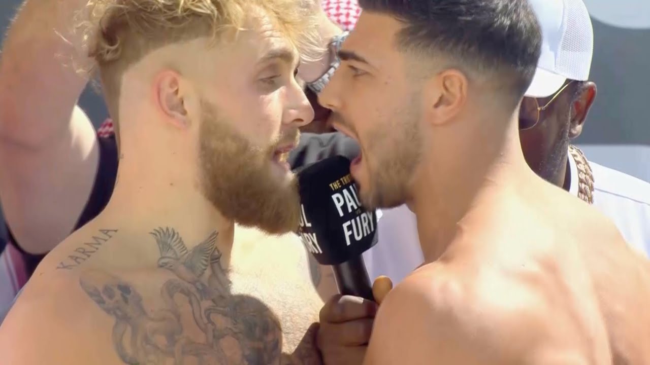 Jake Paul vs Tommy Fury Weigh-Ins