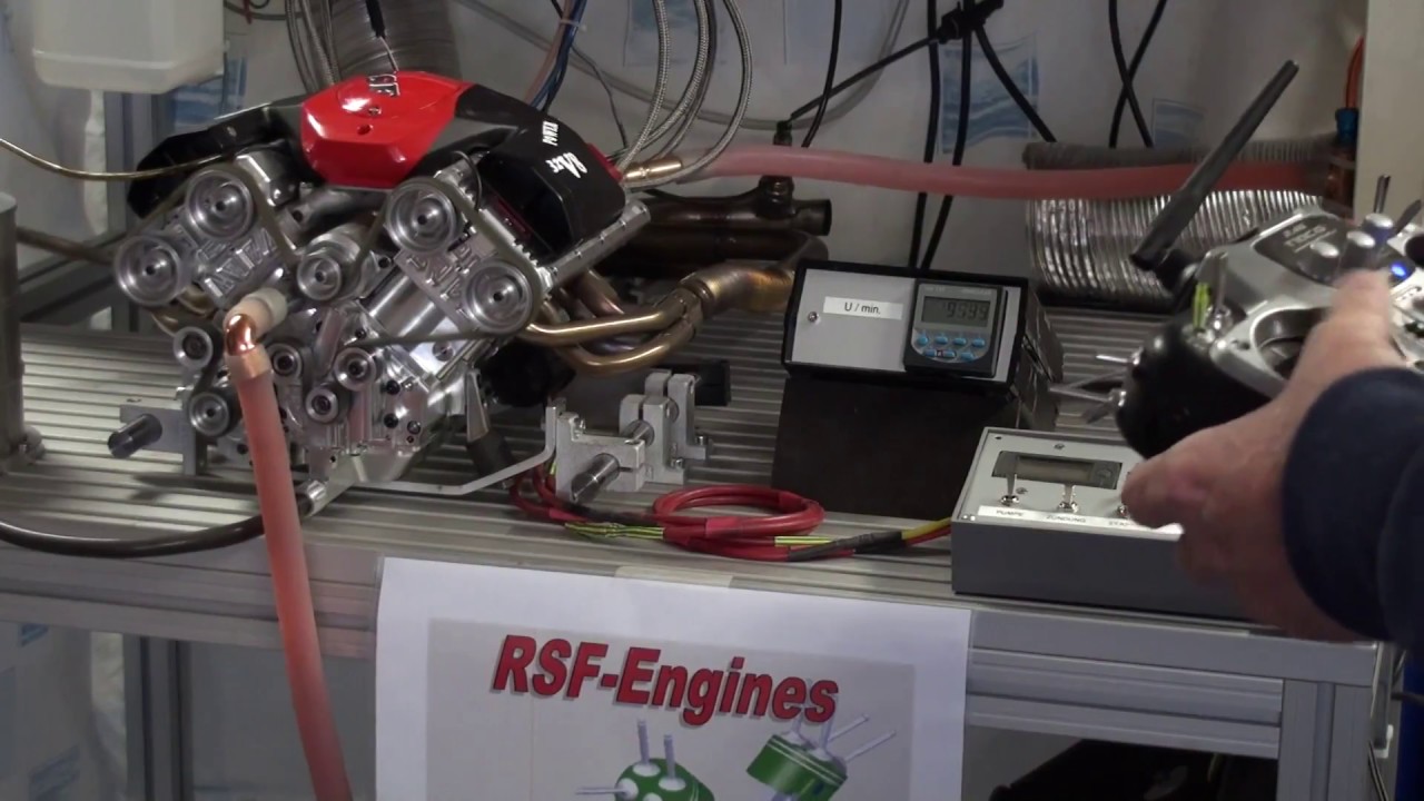 V8 Modellmotor 180ccm  RSF-Engines